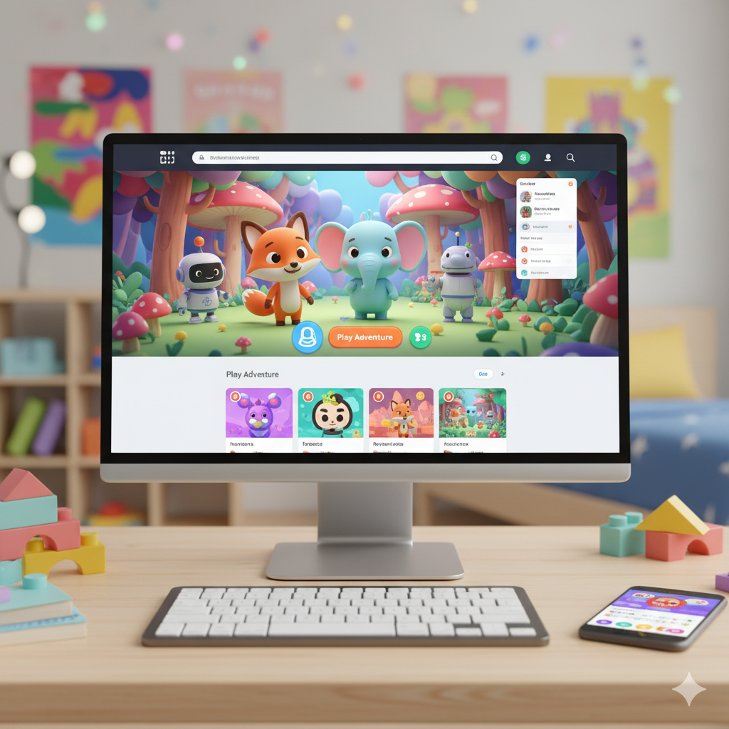 3D Cartoon Web Application